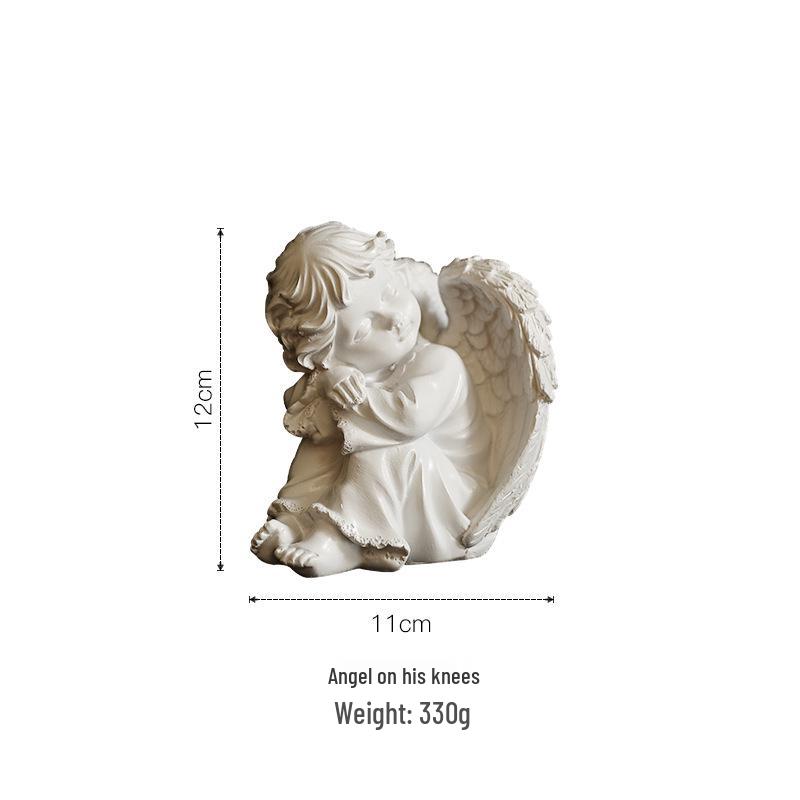 Европейский винтажный подсвечник в виде крыльев ангела для романтической атмосферы в гостиной или ресторане.