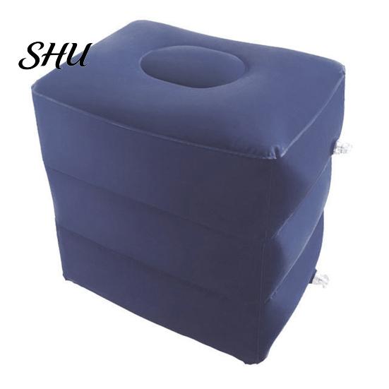 Portable Leg Rest Inflatable Airplane Foot Height Adjustable Wear Resistant Super Travel Pad Soft Widely Used Folding Chair Extender Support