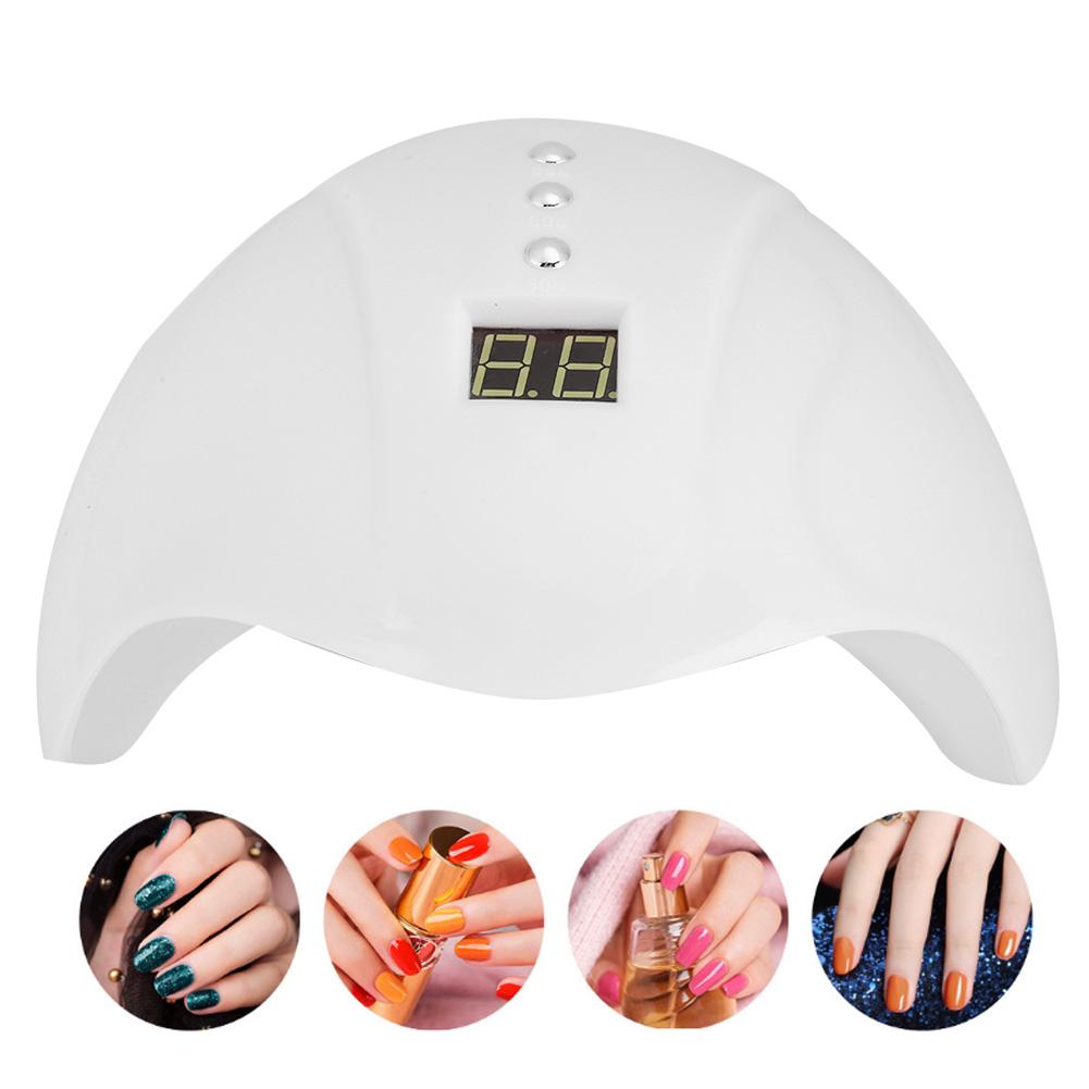 36W LED UV Nail Lamp Gel Nail Polish Dryer Quick Drying Nail Art MachineWhite