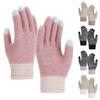 Winter Warm Gloves Women Men Touch Screen Gloves Knitted Thickened