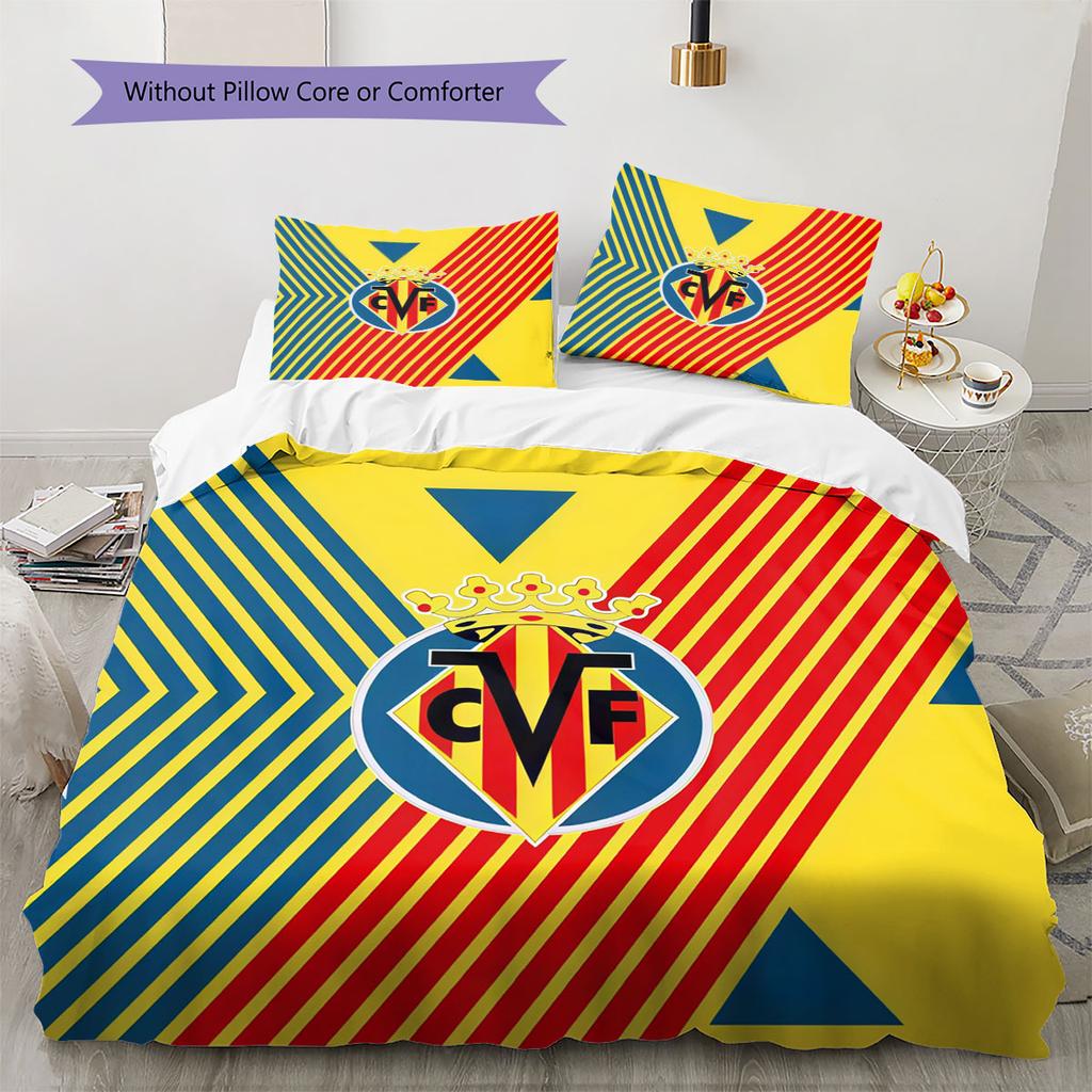 Villarreal Bedding Quilt Set Quilt Cover Pillowcase Home Decoration Birthday Gift (1 * duvet cover + 2 * pillowcase, without core)