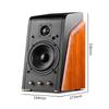 HiVi M200MKIII+ Активные HIFI колонки 2.0 с Bluetooth, штекер CN (адаптер в комплекте) (Китайская версия)