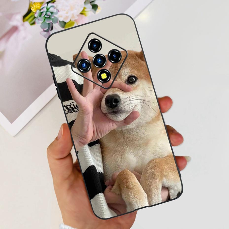 Красивый Расписной Чехол Для Infinix Zero 8 8i X687 X687B Мягкий ТПУ Задняя Крышка Для Infinix Zero8 Zero8i Черный Силиконовый Чехол Для Телефона