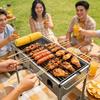 Compact Portable Barbacoa Grill 63*34*63cm | Charcoal BBQ for Picnics, Camping & Backyard Use