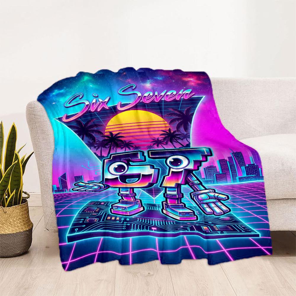 Sixty-seven Blanket,Suitable for sofas, offices, travel, living rooms, Gifts to relatives and friends, Blanket,Suitable for all seasons.