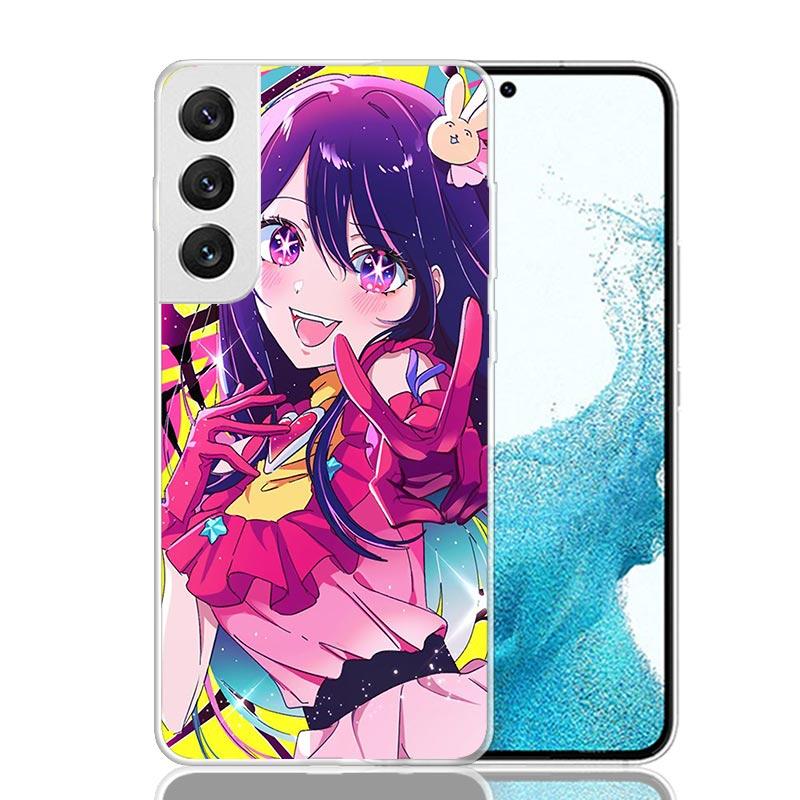Japan Anime Oshi No Ko Phone Case For Samsung Galaxy S26 Ultra S23 S24 S25 Edge S20 FE S21 S22 Plus Soft Print Shell Cover Funda