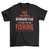 Retirement Plan: Funny ''9 To 5 Fishing'' T-shirt, Perfect for Anglers! Unisex Tee