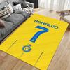 Ronaldo Al Nassr Yellow Carpet suitable as a non-slip mat for the living room or bedroom sofa