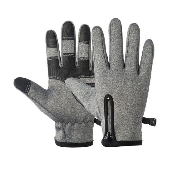 1 пара зимних перчаток для велоспорта, ветрозащитные, водонепроницаемые, для сенсорных экранов, с отличным сцеплением, унисекс, противоскользящие, для холодной погоды, для вождения, катания на лыжах и коньках