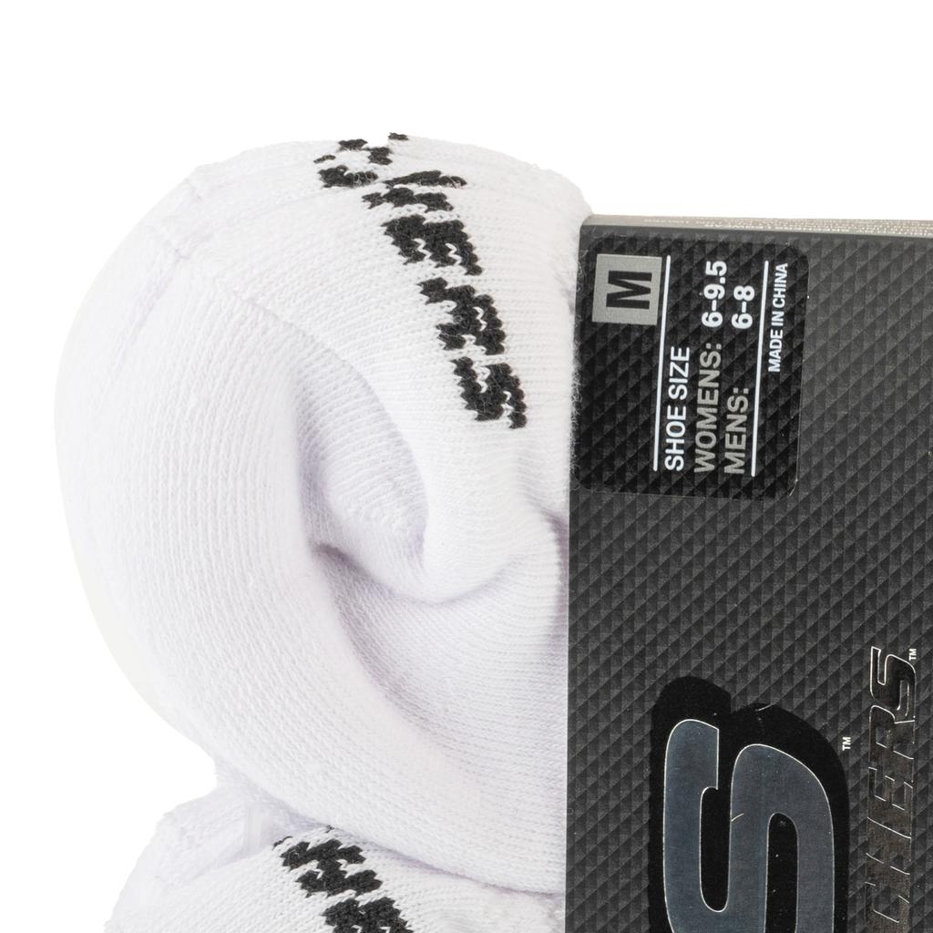 Skechers 6pk Core Lowcut Md Socks, Unisex white Socks