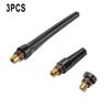 3Pc TIG Gas Lens Collet Body Kit Fit SR WP 17 18 26 TIG Welding Torch Size L M S