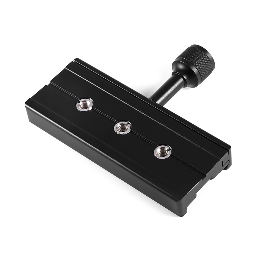 Black QR 120 Clamp Adapter For Quick Release Plate 1 4 3 8 for Arca SWISS RSS Tripod
