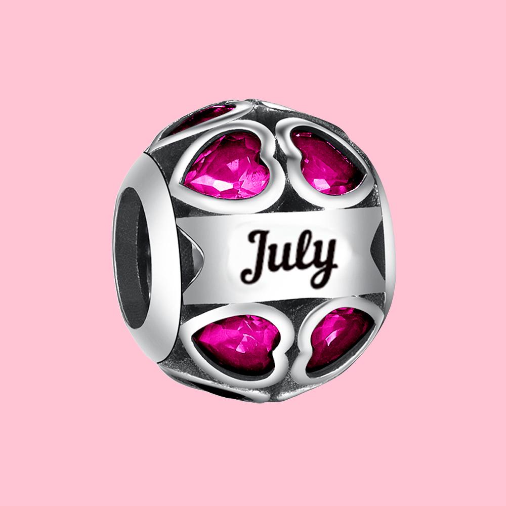 S925 Серебряный круглый камень с вырезом в форме сердца, очаровательная бусина, подходит для оригинальных ювелирных изделий своими руками для женских подарков на день рождения