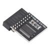 Модуль безопасности TPM2.0 18-контактный для материнской платы ASROCK LPC-карта для тестирования обновления на WIN11 Черный