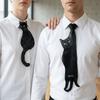 Ретро Персональность Кошка Галстук Оригинальный Дизайн В Форме Кошки Черная Кошка Галстук Праздничный Дизайн Нишевый Дизайн Галстук-Бабочка Формальные Случаи