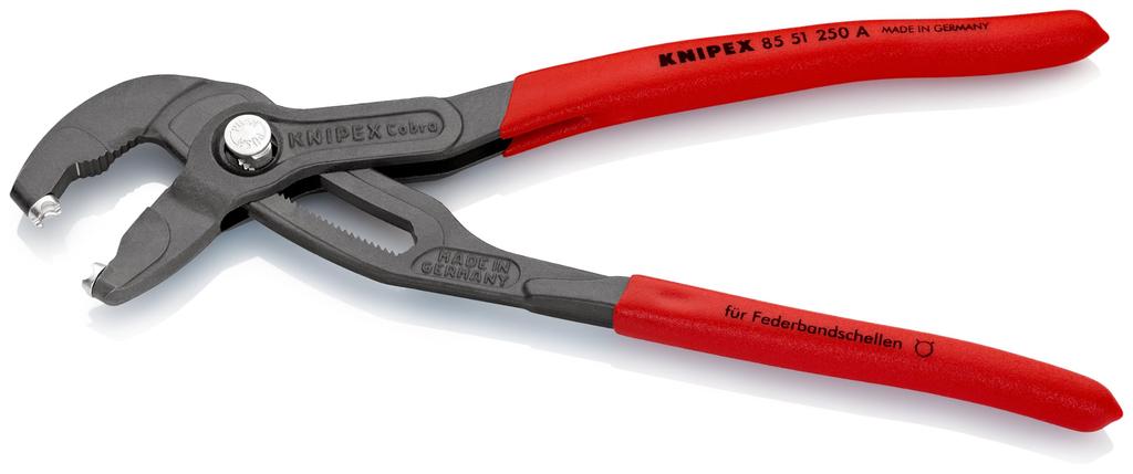 KNIPEX Плоскогубцы пружинные для хомутов 8551-250ASB