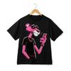 Pink Panther Glasses and Phone T-Shirt - Cool Streetwear Cartoon Graphic Tee