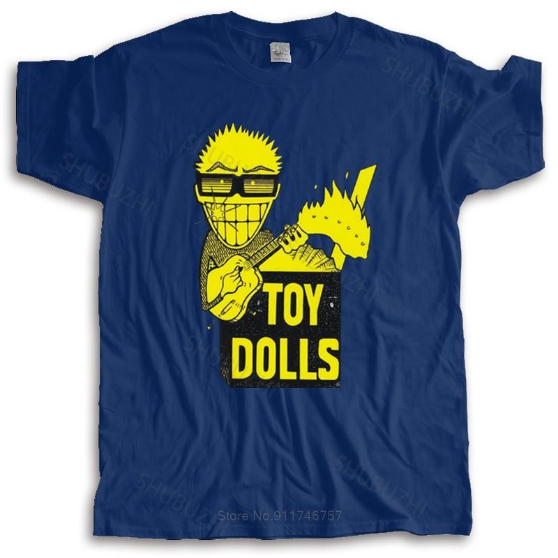 Хлопковая футболка бренда shubuzhi Мужская футболка с круглым вырезом TOY DOLLS IDLE GOSSIP WAKEY WAKEY ADICTS ПАНК-РОК ГРУППА РЕТРО ВИНТАЖ