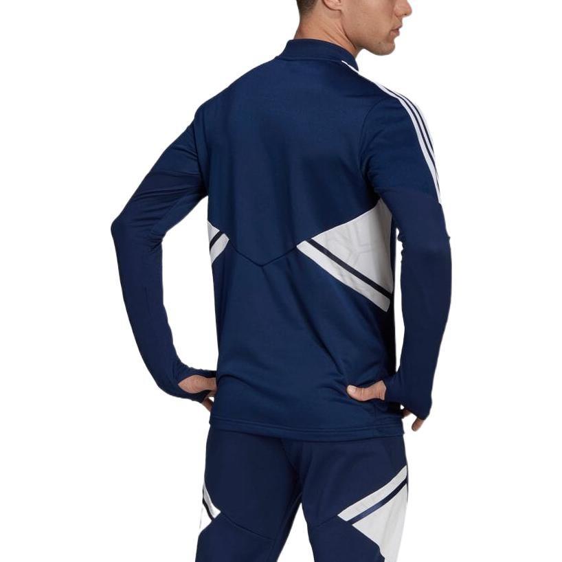 adidas Мужские футболки Морской синий Стойка умеренный прямой крой HA6270