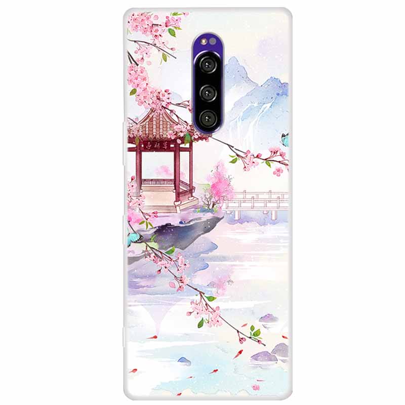 Чехол для Sony Xperia 1 Роскошные Животные Прозрачная Крышка для Sony Xperia1 XZ4 SO-03L SOV40 J8110 J9150 J8170 Корпуса Чехлы для Телефона