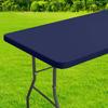 30*48 Inch ISpandex Picnic Tables Cloth, Elastic Fitted Tablecloths For Rectangle Tables, Stretch Washable Patio Table Cover