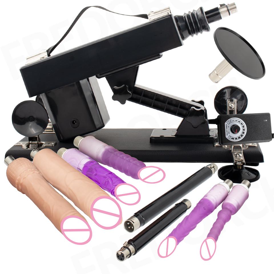 Новая деликатная секс-машина Игрушки для взрослых Машина для вставки Машина для толкания с дилдо для пар Секс-игра