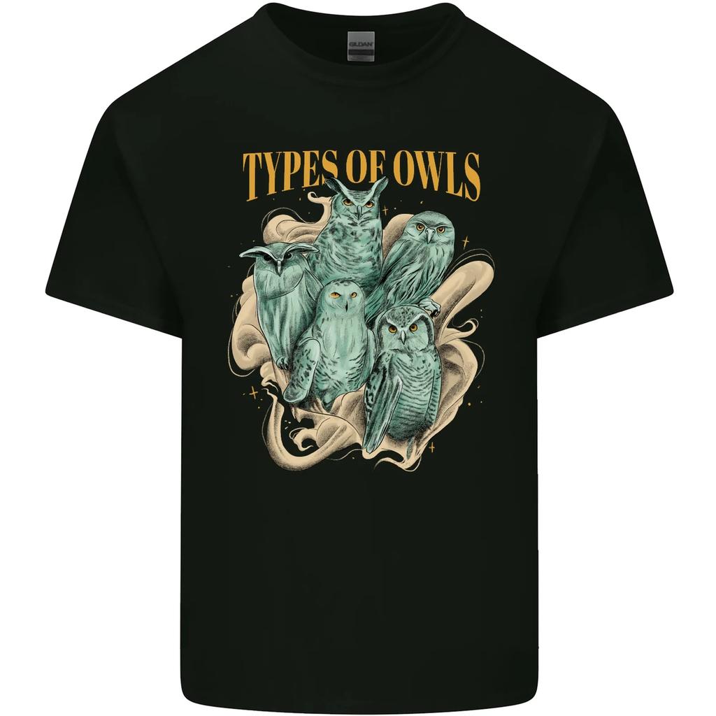 Owls Species Kids T-Shirt Childrens