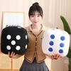 Dice Plush Doll Comfortable Soft PP Cotton Plush Dice Doll Funny Game Plush Toy for Home Decorations