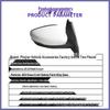 Ford Kuga 2020-2022 Rearview Mirror Assembly with Painted Folding and Reversing Function