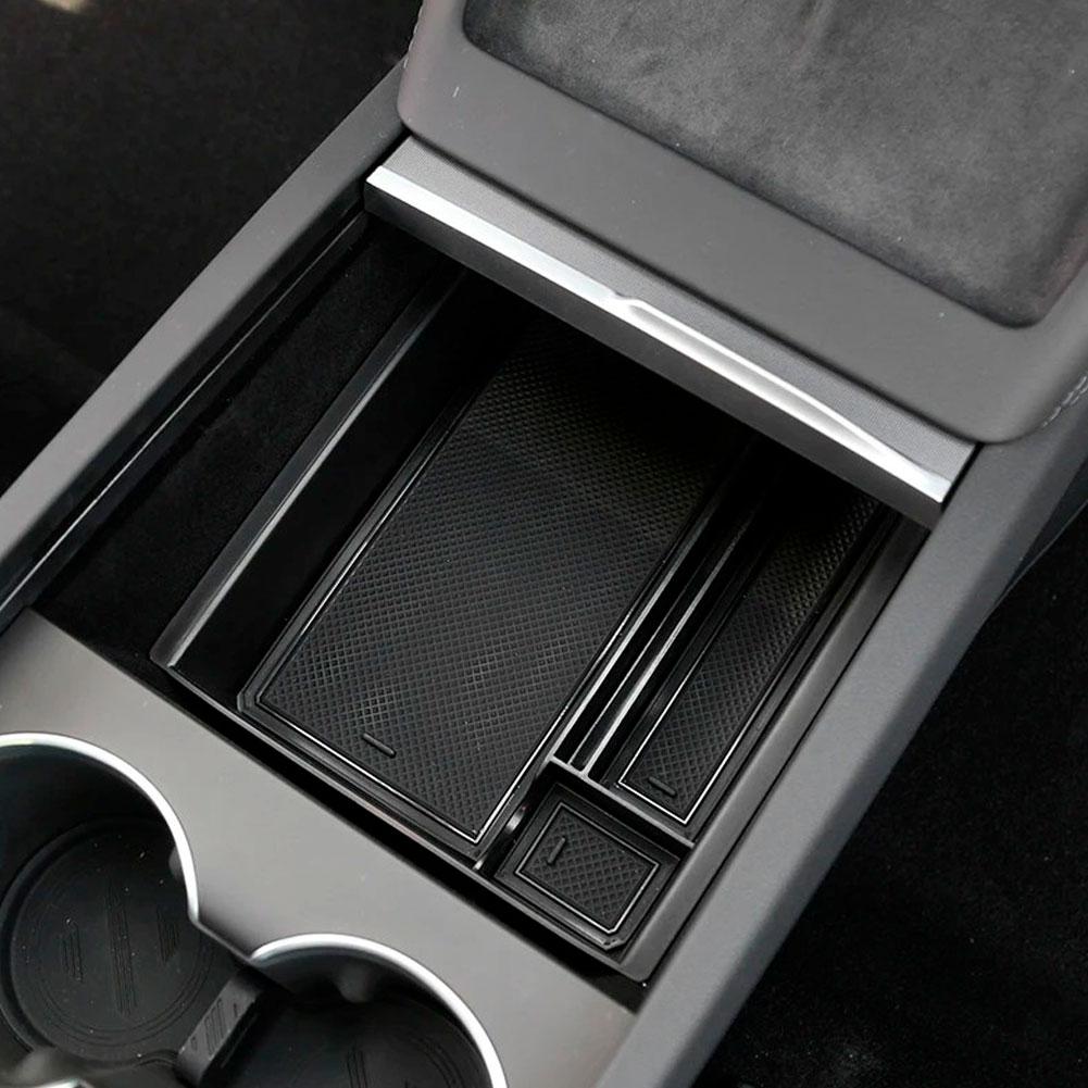 Для Tesla Model Y 2025 Juniper Автомобильный Подлокотник Центральной Консоли Ящик для Хранения Внутренние Аксессуары Органайзер для Хранения