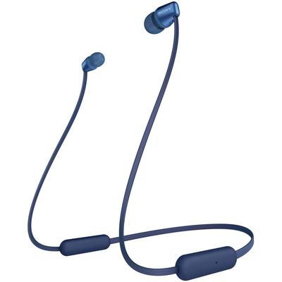 Sony Наушники WI-C310: Совместимость с Bluetooth, плоский кабель, модель 2019 года, Синий WI-C310 LC