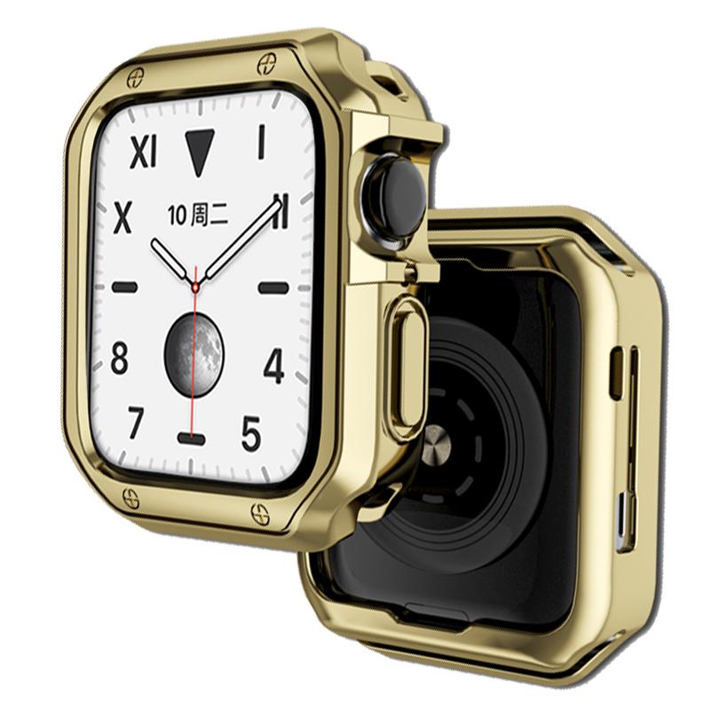 Чехол из ТПУ для Apple Watch Корпус 44 мм/40 мм 42 мм/38 мм 45 мм 41 мм бампер Защита экрана Аксессуары для корпуса iWatch Серии 6 3 SE 7 8 9