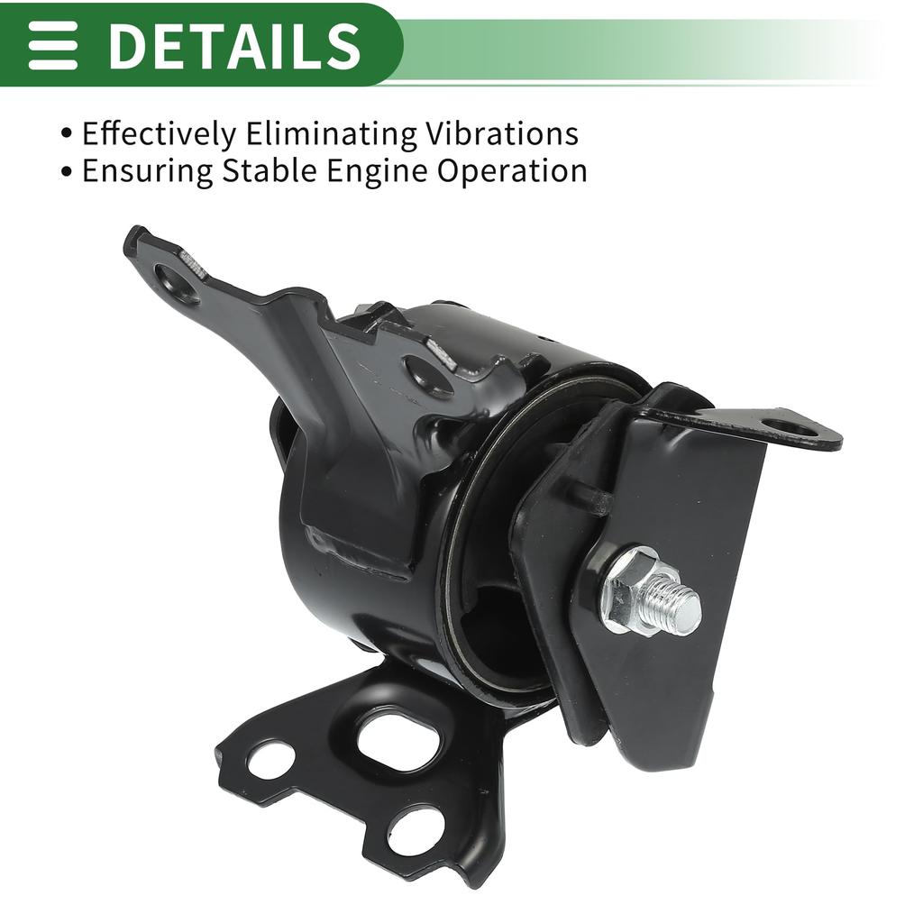 Motoforti Опора двигателя/Опора трансмиссии для Dodge Caliber 1.8L, 2.0L и 2.4L (2007-2012 гг.), Номер детали 68149266AA, Черный