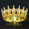 Ideal Gift Large Crystal Crown Cake Topper Shiny for Mother's Day Birthday Wedding Bridal Shower Cake Decor