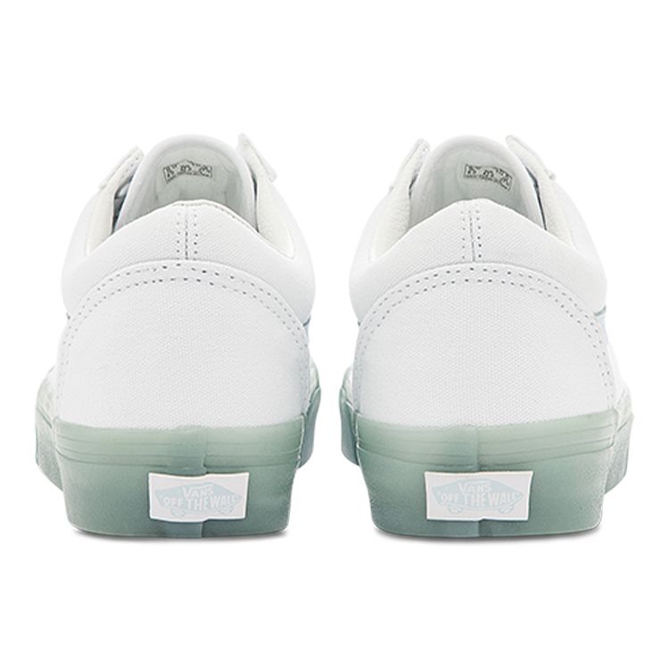 Vans Old Skool Series Canvas Side Stripe Lightweight Durable Low-Top Skate Shoes Unisex Sneaker Light-Blue VN0000SB650