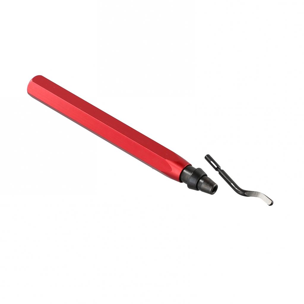 Высококачественный инструмент для снятия заусенцев, инструмент для снятия заусенцев красного цвета, вращающийся