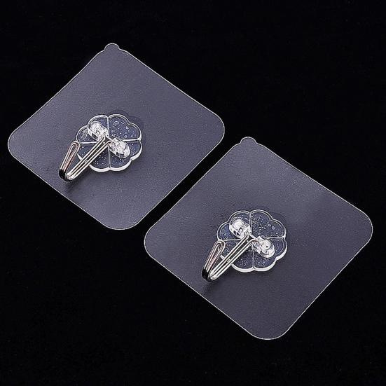 6шт крючки прозрачные самоклеящиеся домашние вешалки из ПВХ с сильной адгезией для ванной комнаты