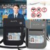 Дорожный пояс для денег с блокировкой RFID, водонепроницаемая поясная сумка, скрытый кошелек, блокировка сигнала RFID, держатель паспорта, сумка для документов
