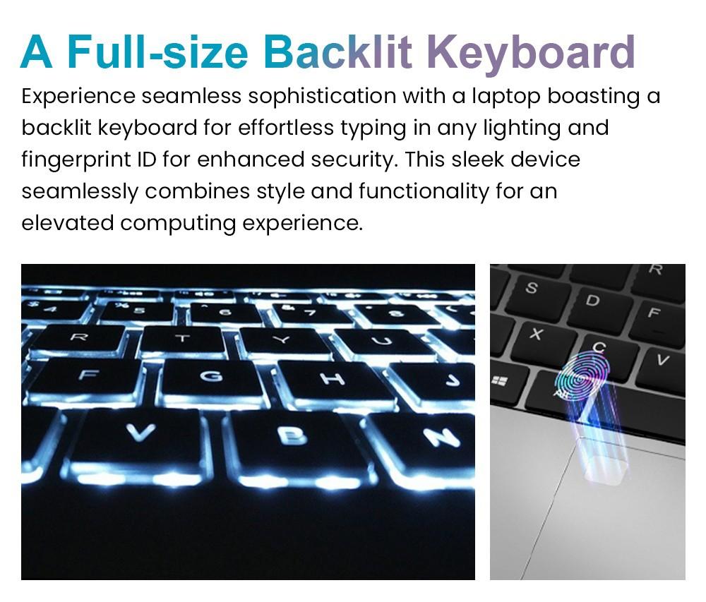 Восстановленный ноутбук Ninkear N15 Air, 15.6'' 1920*1080 IPS экран, Intel N95 Alder Lake-N 4 ядра 3.4 ГГц, 16 ГБ ОЗУ 512 ГБ SSD