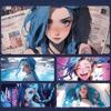 Коврик для мыши Jinx Oversized - League of Legends E-sports Desk Pad