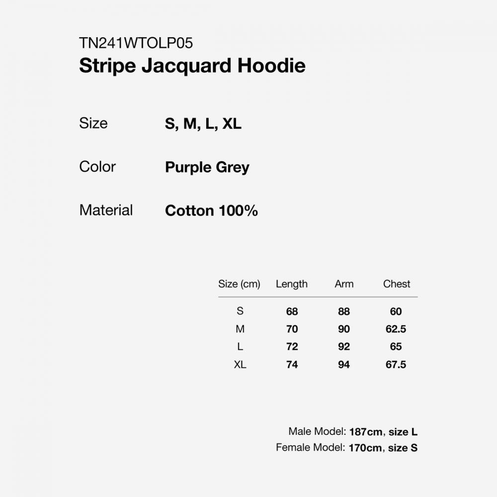 Thisisneverthat Топ жаккардовый в полоску Tn241wtolp05