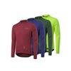 Mens Long Sleeve Cycling Jersey Quick Dry Breathable Full Zip Stand Collar Road Bike