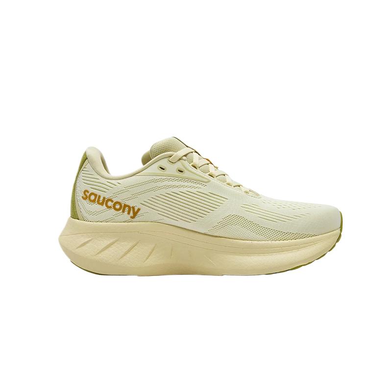 SAUCONY Ride 18 Fashionable Comfortable Versatile Cushioning Low-Top Running Shoes Unisex Running Shoes Yellow Green S31000-551