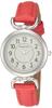 Analog Amalfidia Leather White Red [Arias] Watch, Waterproof, Strap, Dial, WW20022A-128, Women's,