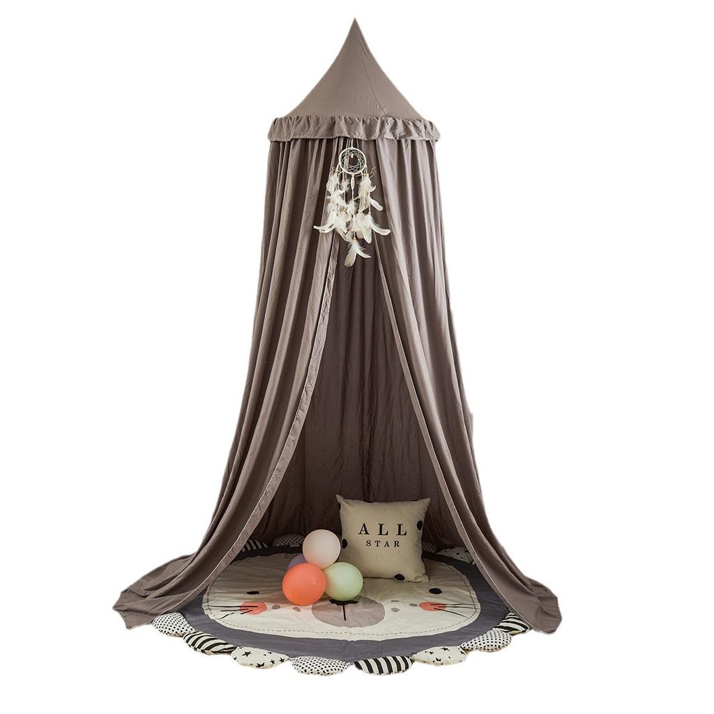 Baby Crib Curtain Hanging Tent Bed Decor Kids Mosquito Net Girl Princess Hanging Bed Canopy Living Corner Play Reading Nookdecor