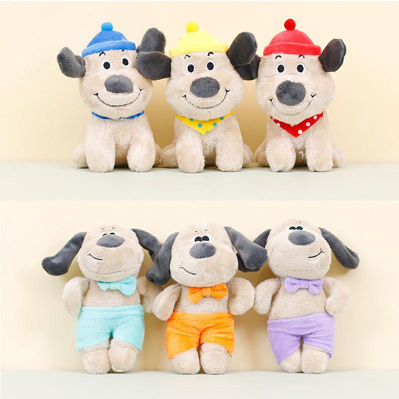 Мягкий Пушистый Плюшевый Брелок для Собаки Милый Плюшевый Брелок Идеально Подходит для Подарков