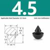 10PCS Pack 4.5mm Diameter Panel Hole Plugs Shock Absorbing Cookware Accessories  Camper Cookware