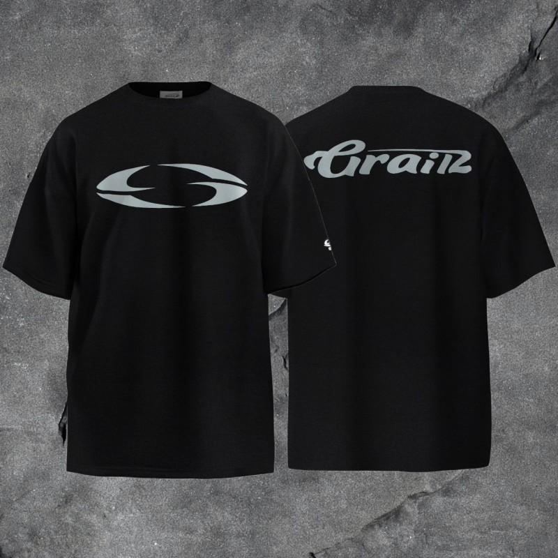 Mens Loose Fit Cotton Graphic Tee Streetwear Vibe T-Shirt Casual Short Sleeve