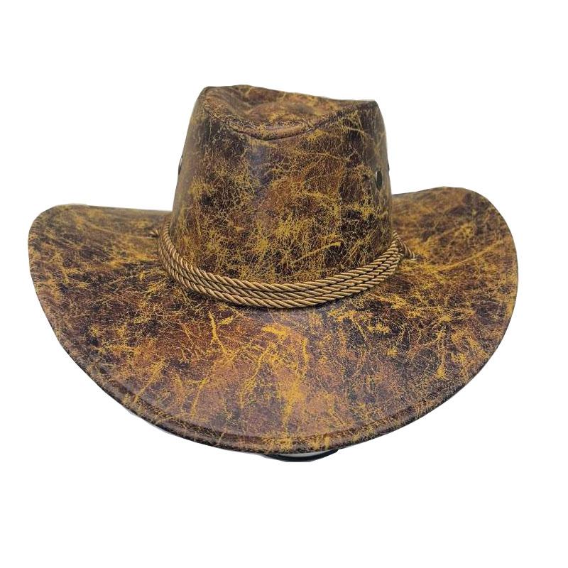 Искусственная кожа вестерн ковбойские шляпы для женщин мужчин винтажные джентльменские шляпы панама ковбойская кепка сомбреро хомбре