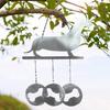 Goat Dachshund Metal Wind Chime Weather-proof Indoor Outdoor Garden Patio Animal Window Hanging Wind Bell Decoration